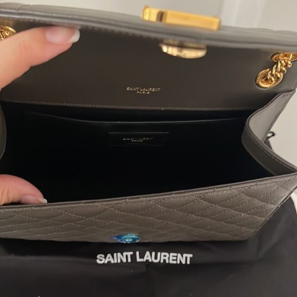 SOLD Saint Laurent YSL Triquilt Envelope Bag Medium - Picture 12 of 12